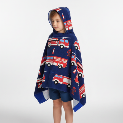 Moderne Cartoon-Stickerei - KidTowel