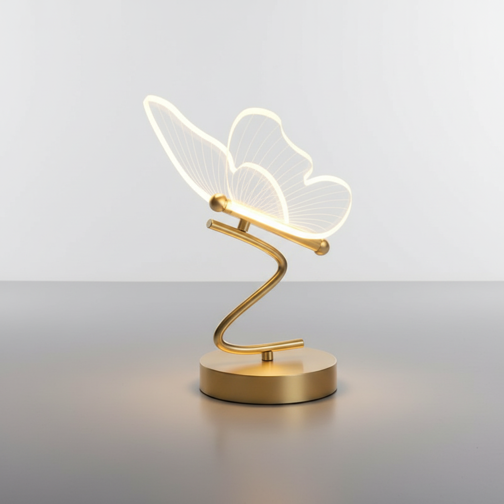 Moderne LED Tischlampe - LumiFlutter