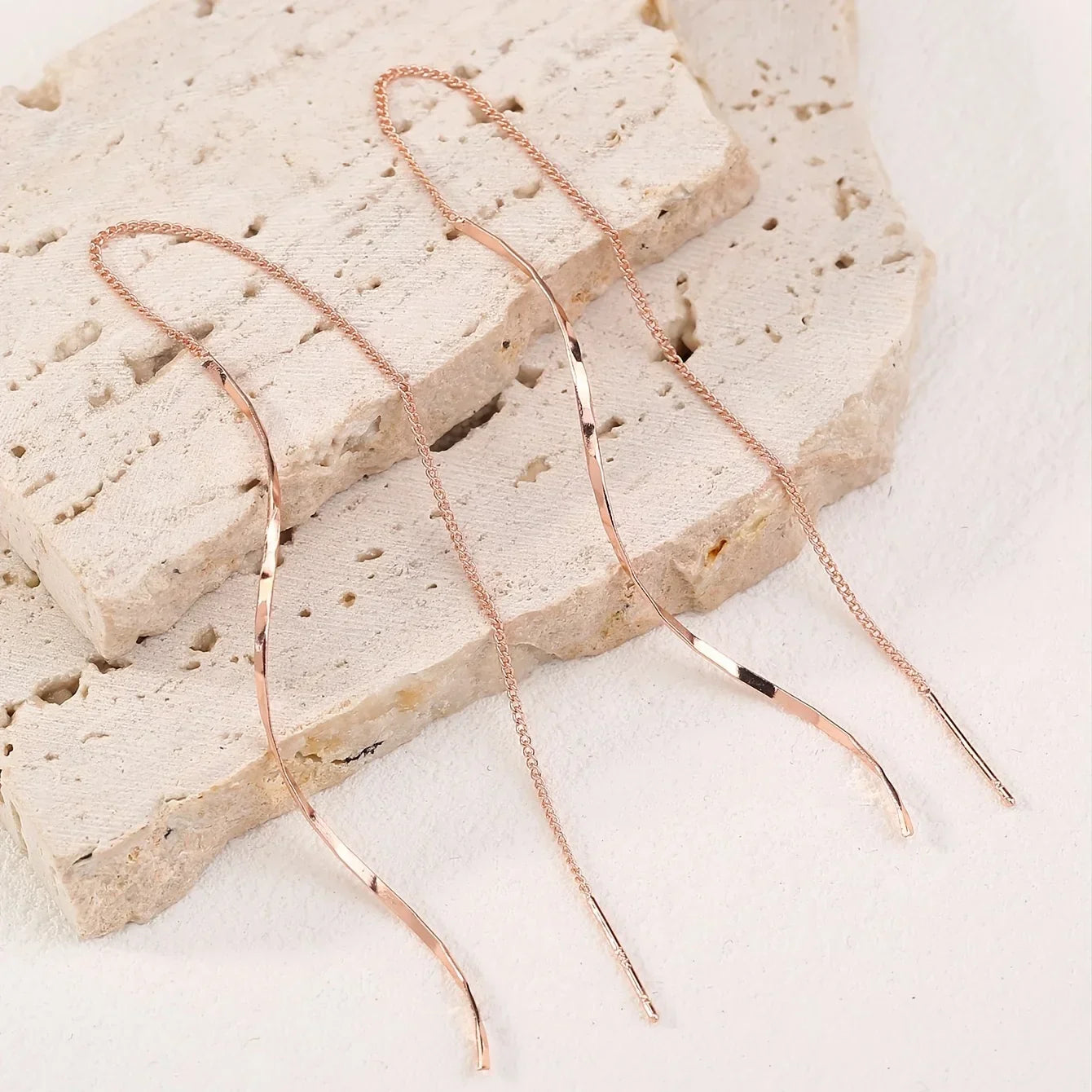 Moderne Ohrstecker - LongWaves 