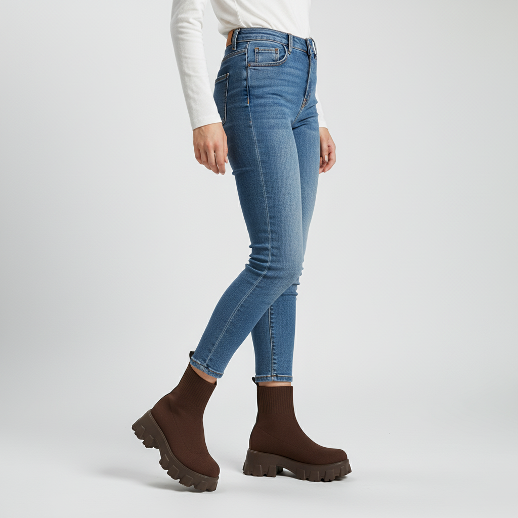 Moderne Plattform-Boots - Victoria