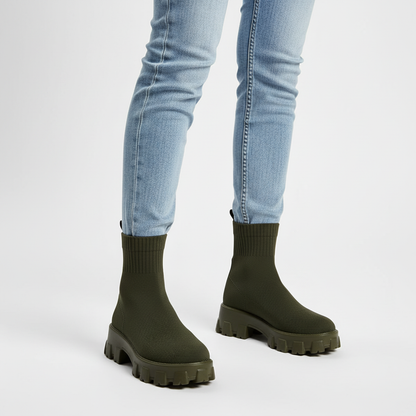 Moderne Plattform-Boots - Victoria