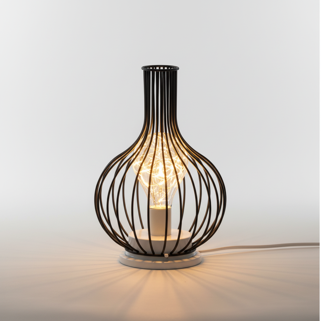 Moderne Metall Tischlampe - LuxeBeam