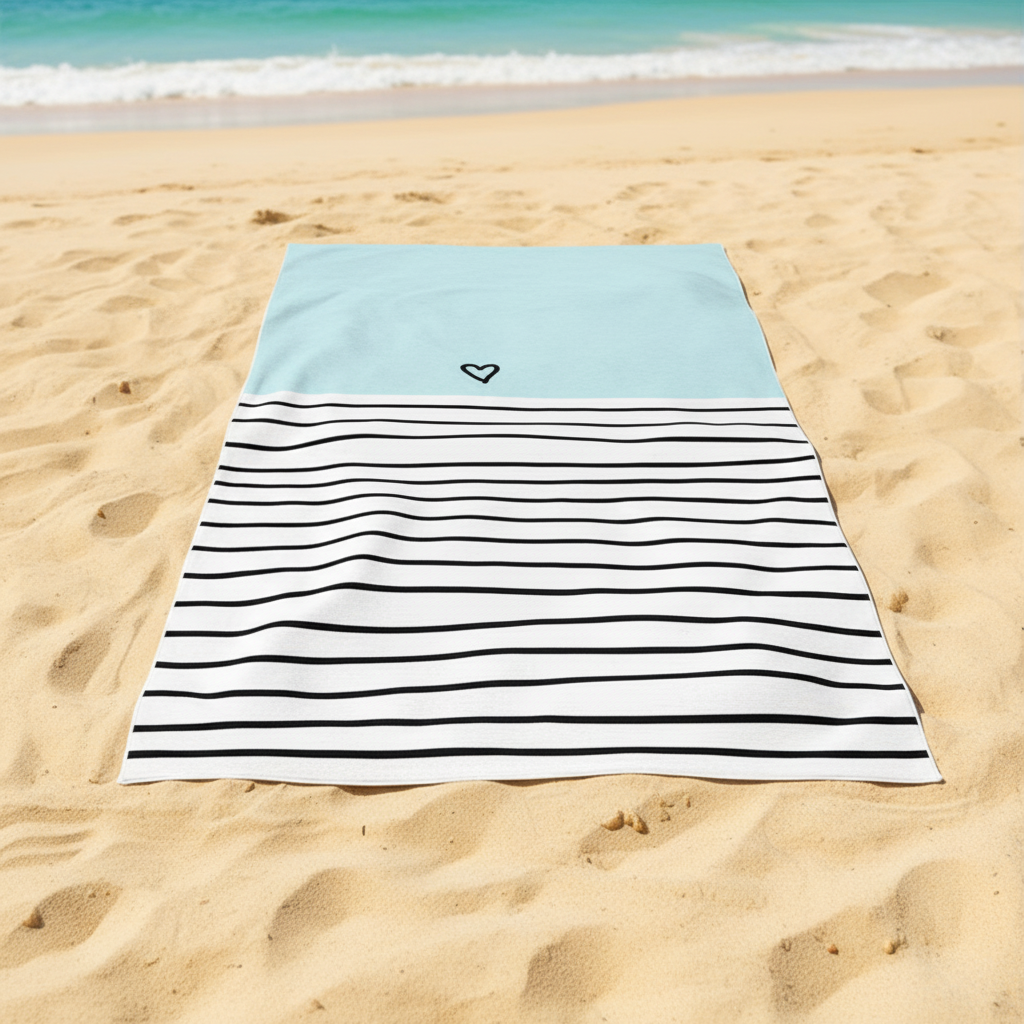 Modernes Badetuch - WaveDrape