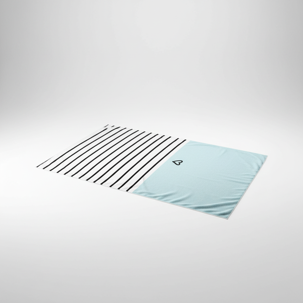 Modernes Badetuch - WaveDrape