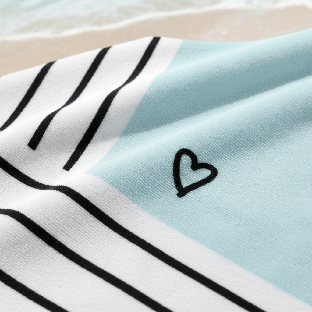 Modernes Badetuch - WaveDrape