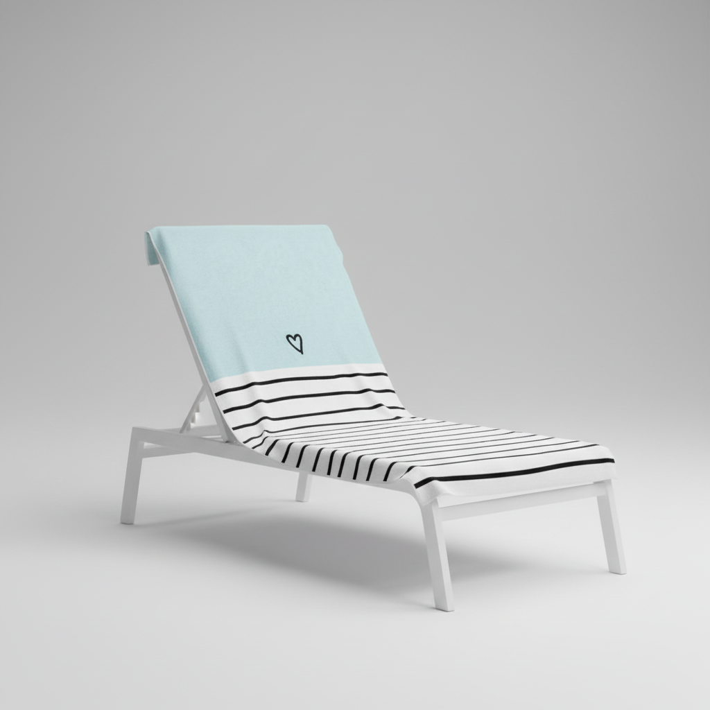 Modernes Badetuch - WaveDrape