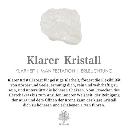 Natürliche Kristallkette - CrystalLyra 