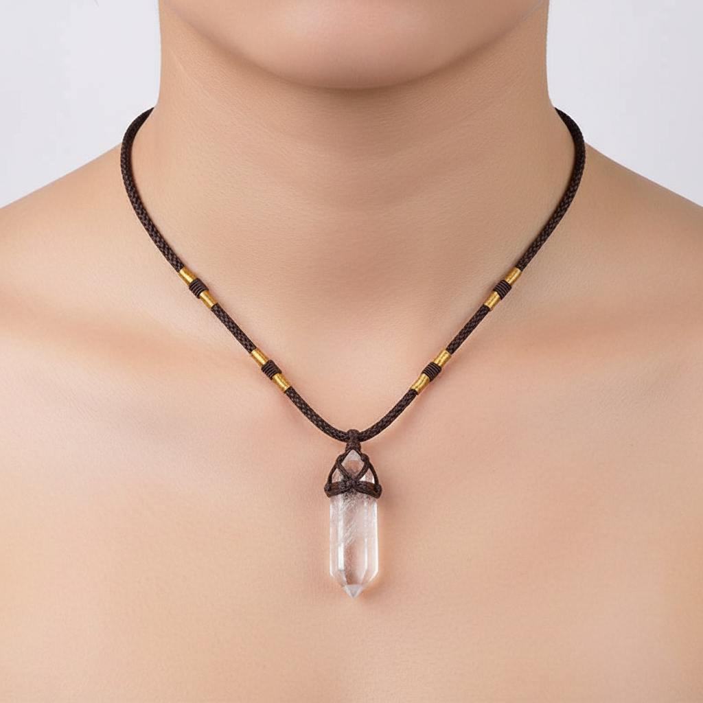 Natürliche Kristallkette - CrystalLyra 