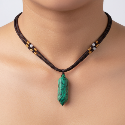 Natürliche Kristallkette - CrystalLyra 