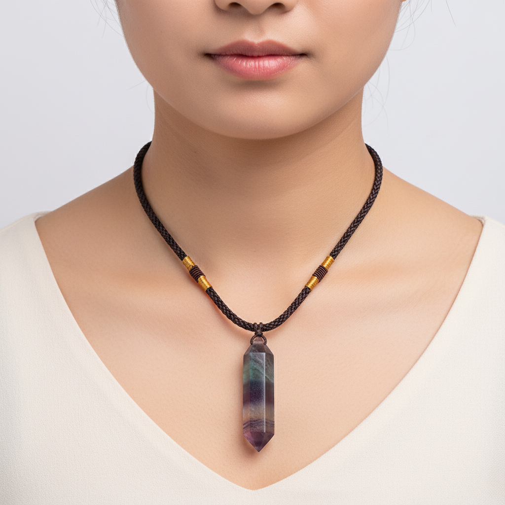 Natürliche Kristallkette - CrystalLyra 