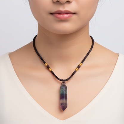 Natürliche Kristallkette - CrystalLyra 