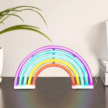 Neon Regenbogen Tischlampe - LumiRainbow