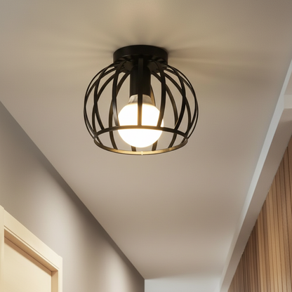 Offener Korbschirm Pendelleuchte - IronOrb