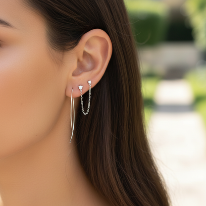 Ohrringe Aus Silber - Shimmering 