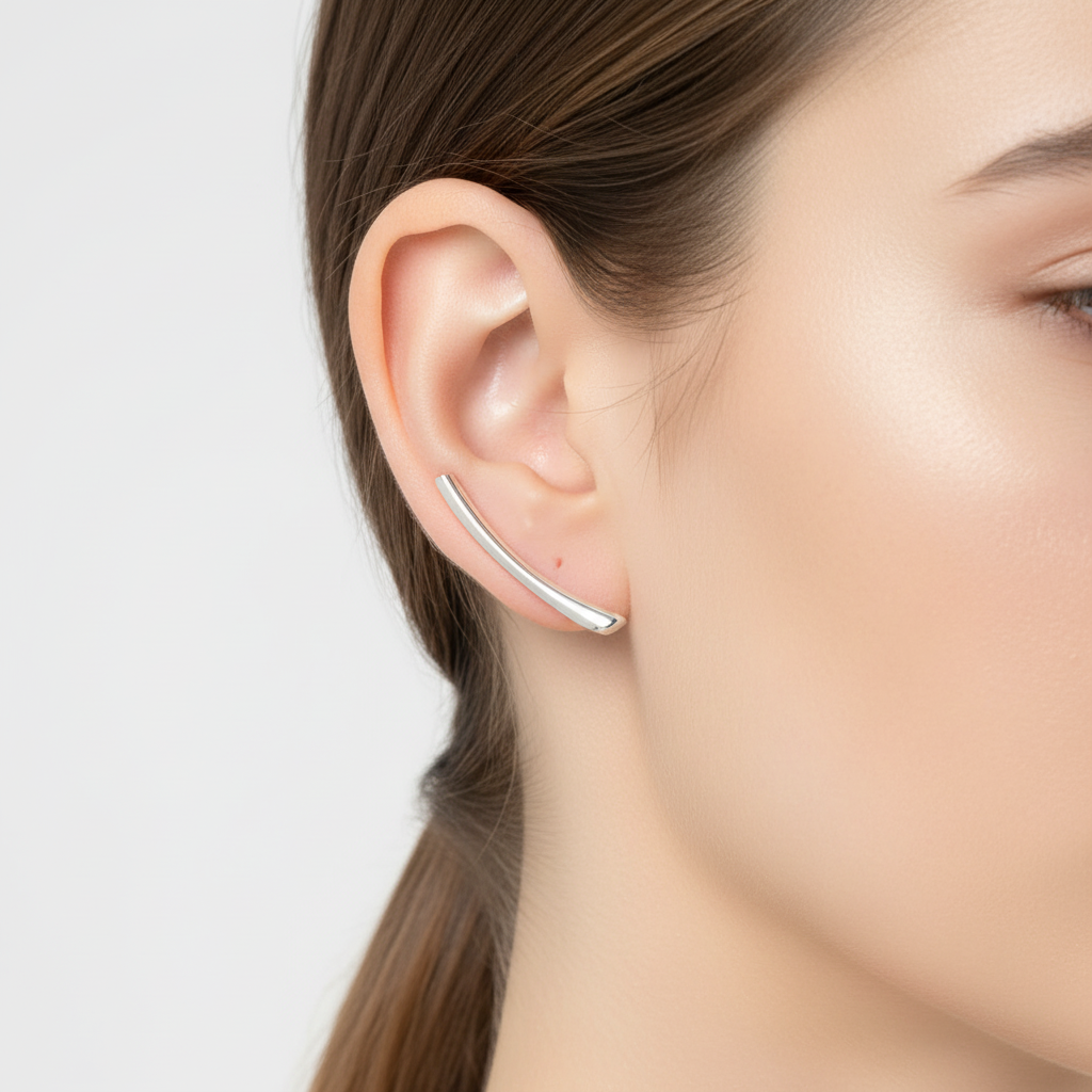 Ohrringe Aus Sterlingsilber - CuffGold 