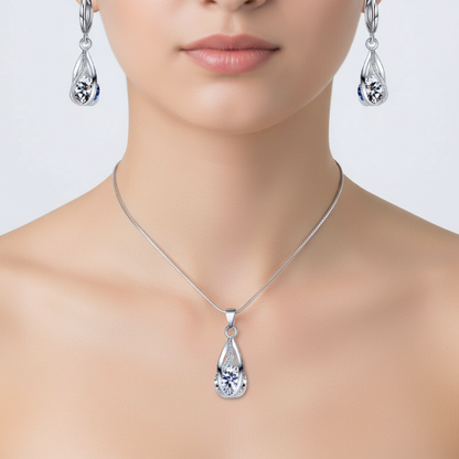 Ohrringe Und Halskette - SparkleJewelry 