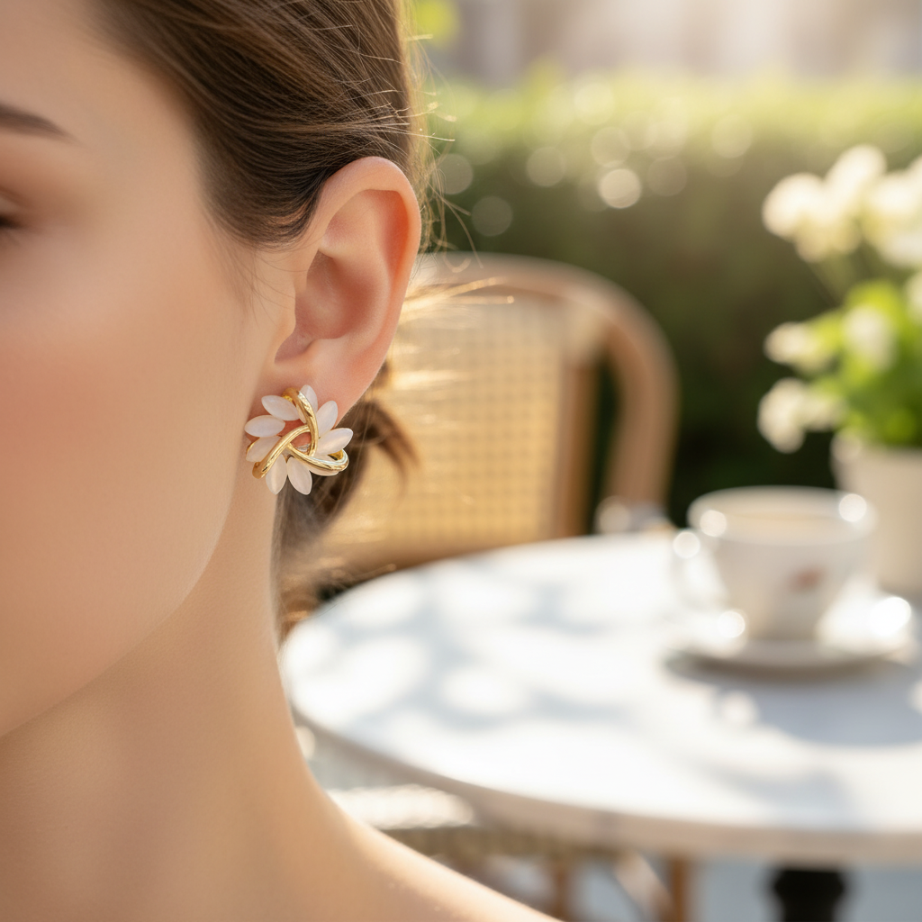 Ohrstecker In Blumenform - BloomGlow 