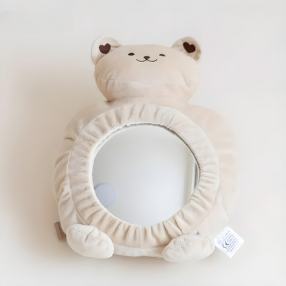 Rücksitz-Spiegel mit Bärenmotiv für Babys – Sicherer Blick nach hinten