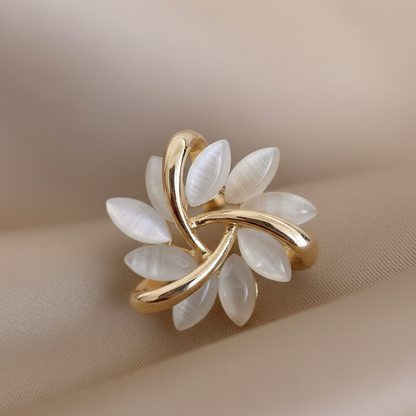 Opal Ohrstecker - PetalGlow 