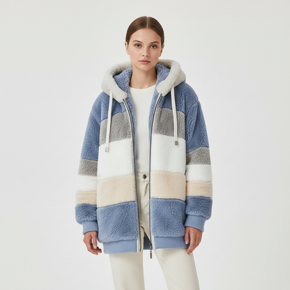 Oversized Fleece-Weste -  Julia