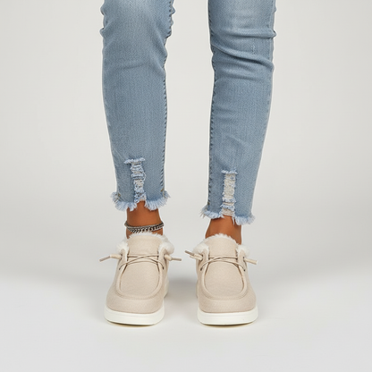 Plüschgefütterte Winter-Schuhe -  Elvira