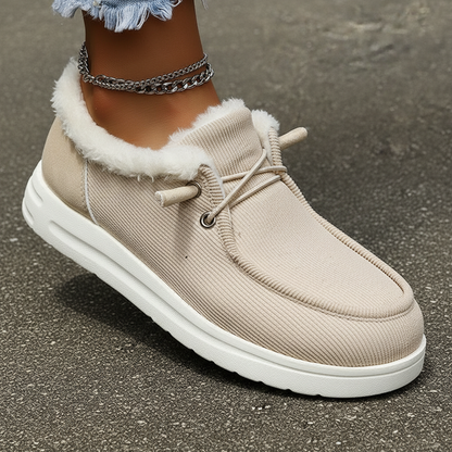 Plüschgefütterte Winter-Schuhe -  Elvira