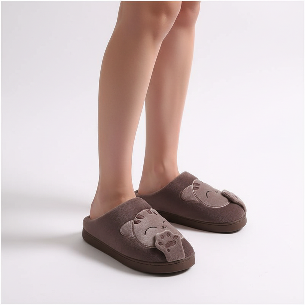 Plüschige Warme Hausschuhe - SnugPurr