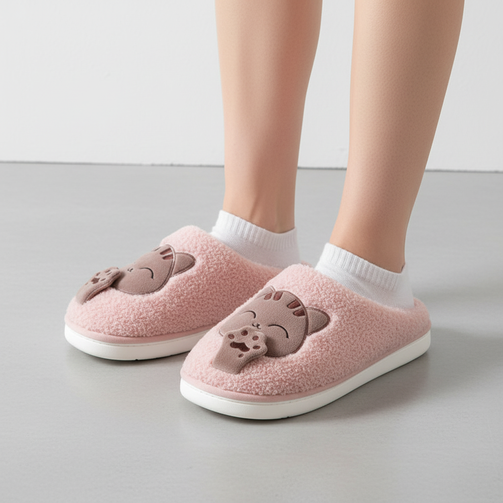 Plüschige Warme Hausschuhe - SnugPurr
