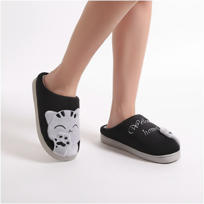 Plüschige Warme Hausschuhe - SnugPurr