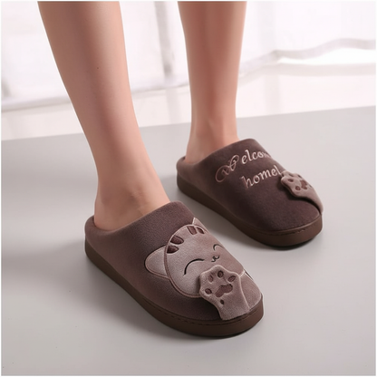 Plüschige Warme Hausschuhe - SnugPurr