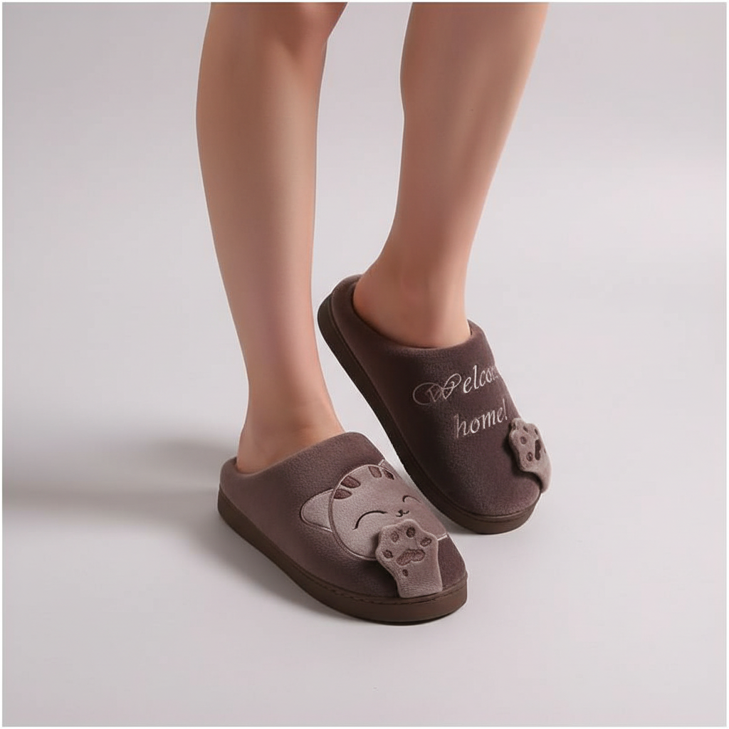 Plüschige Warme Hausschuhe - SnugPurr