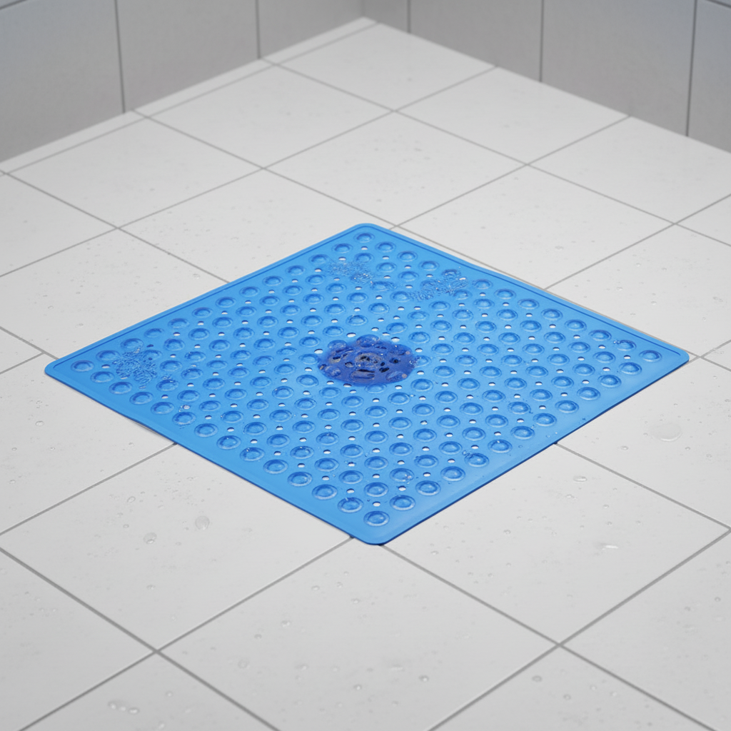 Quadratische PVC Duschmatte - GripSquare