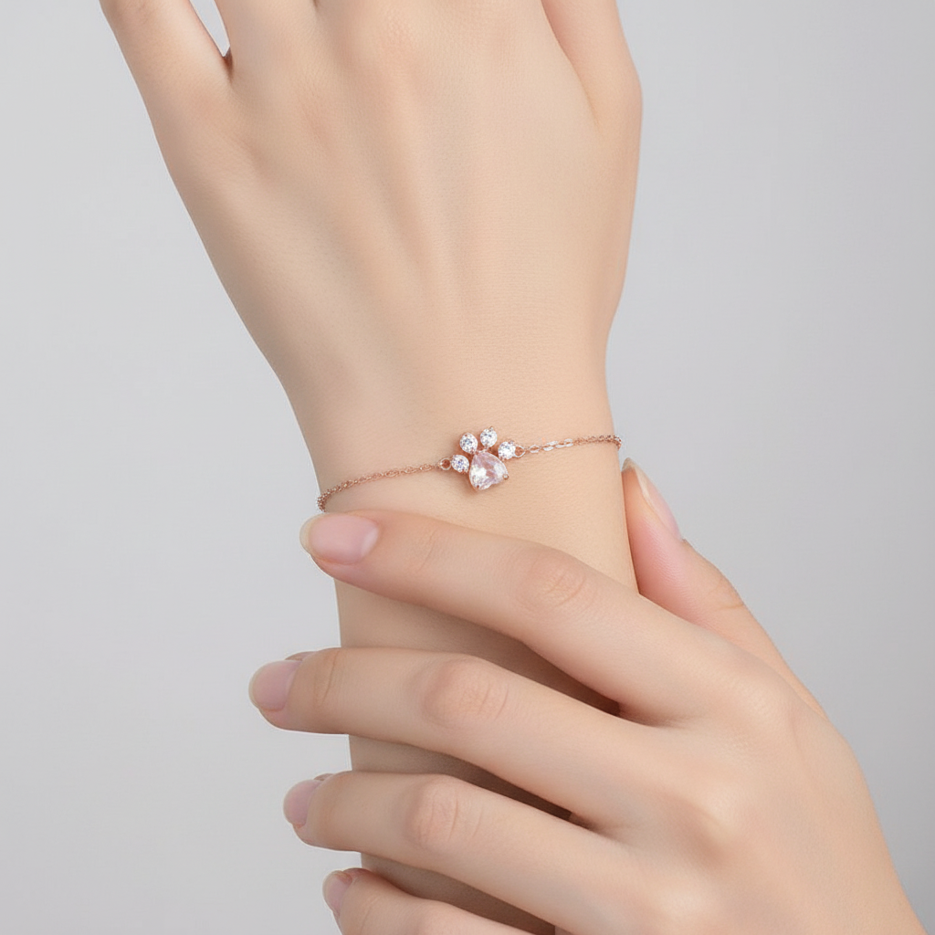 Rosenquarz Armband - PawShine 