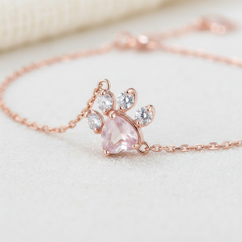 Rosenquarz Armband - PawShine 