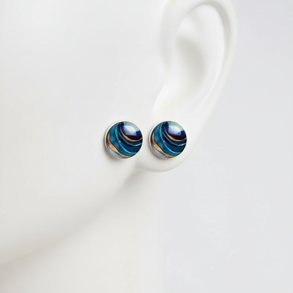 Runde Kristallohrringe - CrystalEar 