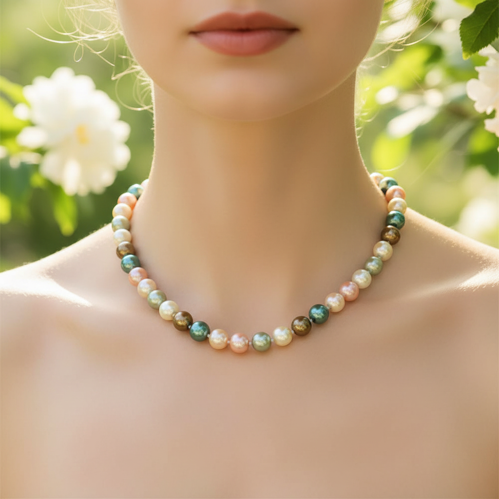 Runde Perlenkette - GlossChain 