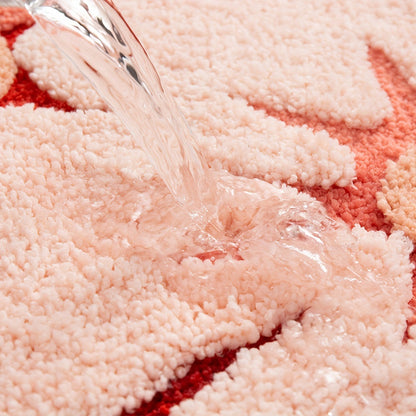 Rutschfester Badezimmer Teppich - FloraPlush