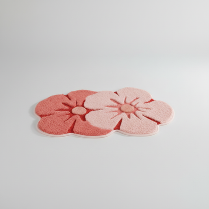 Rutschfester Badezimmer Teppich - FloraPlush