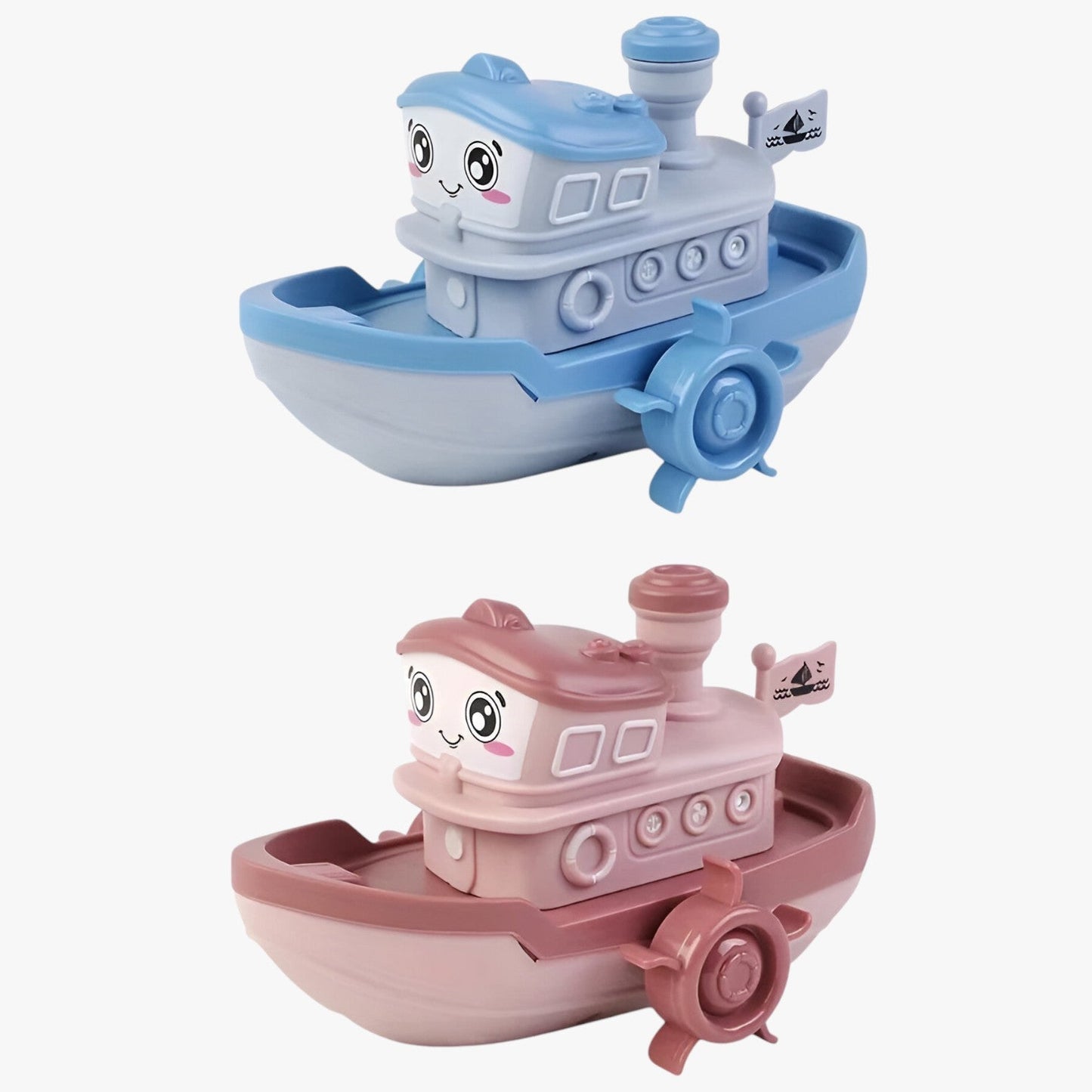 Aufziehbares Badeboot für Kinder – WasserSpaß