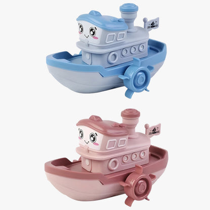 Aufziehbares Badeboot für Kinder – WasserSpaß