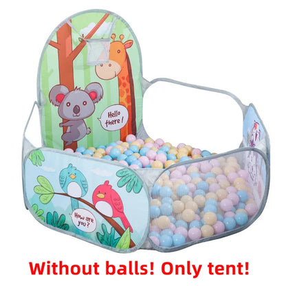 Faltbares Ballspielzelt mit Korb – Sicheres Indoor-Outdoor Spielzimmer