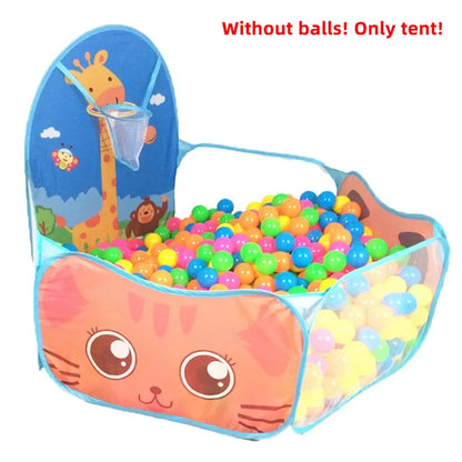 Faltbares Ballspielzelt mit Korb – Sicheres Indoor-Outdoor Spielzimmer