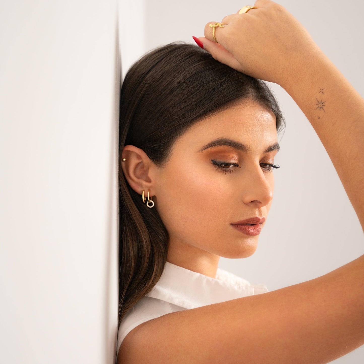 Schlichte Steckohrringe - LunaraStuds 