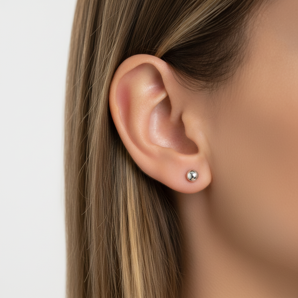 Schlichte Steckohrringe - LunaraStuds 