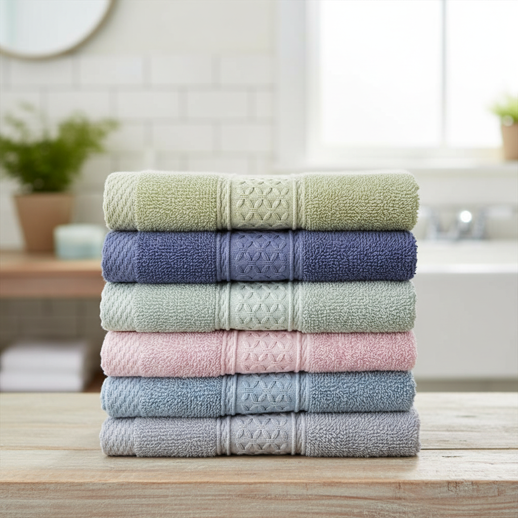 Sechsteiliges Handtuchset - WashClothSet