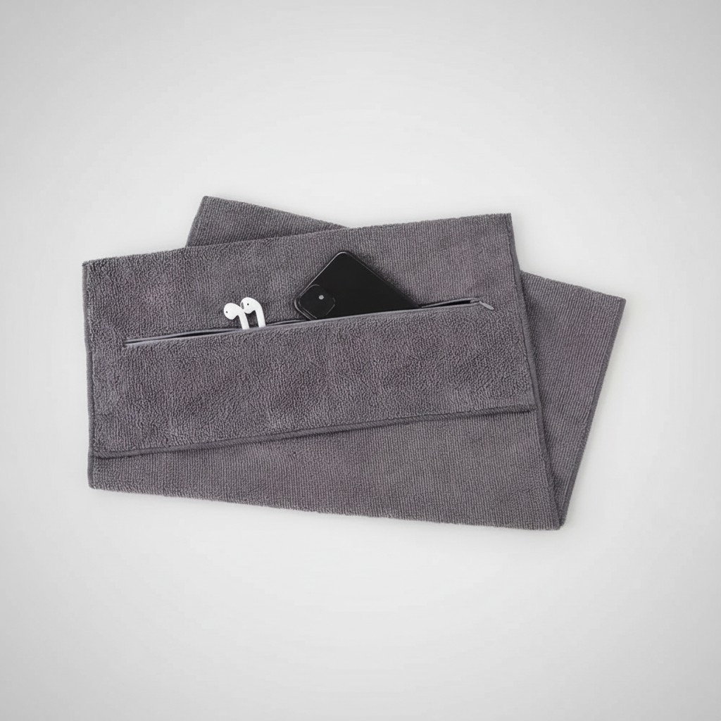 Sporthandtuch Mit Reißverschluss - GymTowel