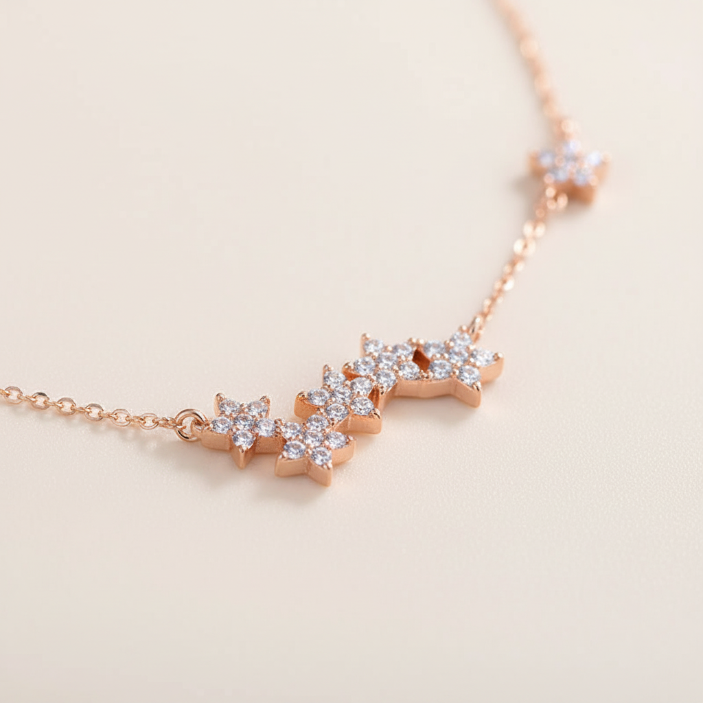 Sterling Silber Halskette - GalaxyChain 