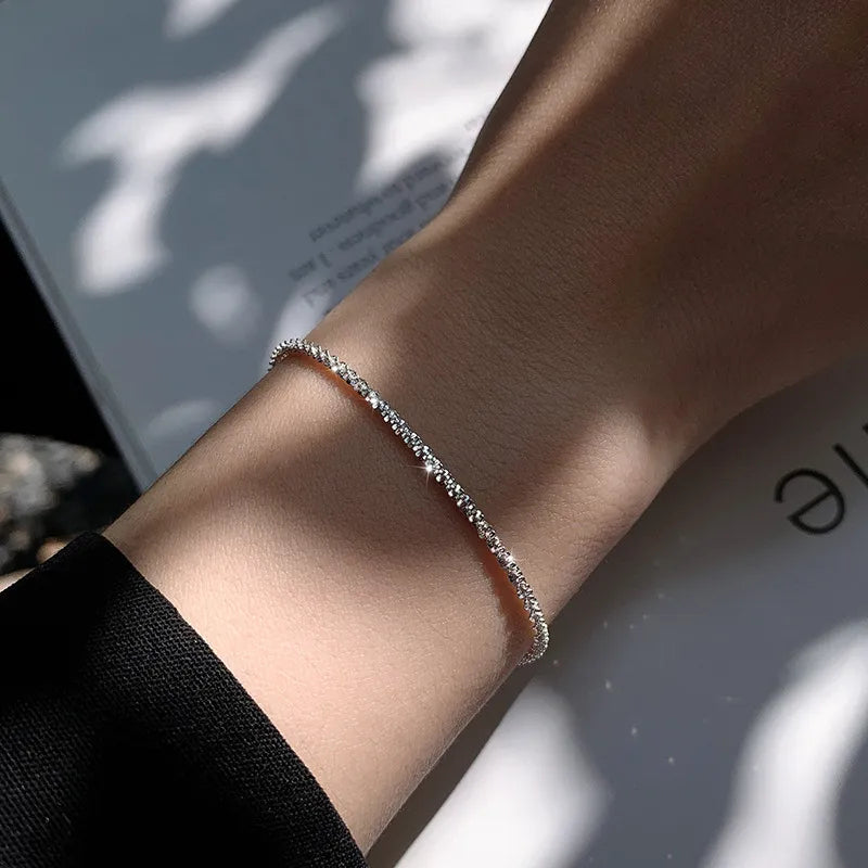 Sterlingsilber Armband - GlimmerStrand 