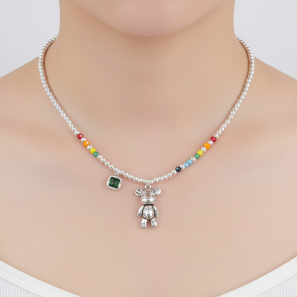 Sterlingsilber Kette - BearCharm 