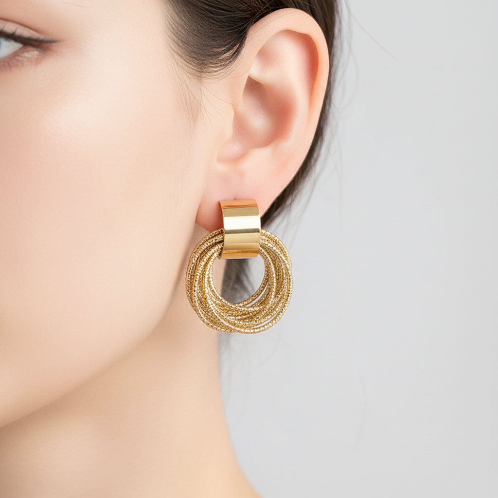 Stylische Ohrringe - ShineRound 